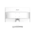 MSI Monitor Business PRO MP2412W 23,8" FHD, 1920x1080, IPS, 100Hz, 4000:1 CR, 300cd/m2, 1ms, HDMI,  DP, White