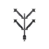 MULTIBRACKETS 4 karos asztali konzol, M VESA Gas Lift Arm Quad Black (15-32", max.VESA: 100x100 mm, 10 kg)
