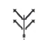 MULTIBRACKETS 4 karos asztali konzol, M VESA Gas Lift Arm Quad Black (15-32", max.VESA: 100x100 mm, 10 kg)