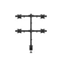 MULTIBRACKETS Asztali konzol (4 képernyős rögzítőkar), M Deskmount Basic Quad