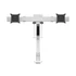 MULTIBRACKETS Gas Lift asztali konzol (2 képernyős rögzítőkar), M VESA Gas Lift Arm Single White w. Duo Crossbar (15-28"