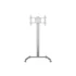 MULTIBRACKETS Gurulós padlóállvány, M Display Stand 180 Single Silver (32-65", max.VESA: 700x400 mm, 50 kg)