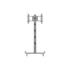 MULTIBRACKETS Gurulós padlóállvány, M Display Stand 180 Single Silver (32-65", max.VESA: 700x400 mm, 50 kg)