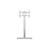 MULTIBRACKETS Padlóállvány, M Display Stand 180 Single Silver w. Floorbase (24-65", max.VESA: 700x400 mm, 50 kg)