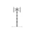 MULTIBRACKETS Padlóállvány, M Display Stand 180 Single Silver w. Floorbase (24-65", max.VESA: 700x400 mm, 50 kg)
