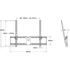 MULTIBRACKETS Fali konzol, M Universal Tilt Wallmount Black Large (55-75", max.VESA: 800x600 mm, 75 kg)