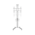 MULTIBRACKETS Gurulós padlóállvány, M Display Stand 180 Single Silver (32-65", max.VESA: 700x400 mm, 50 kg)