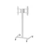 MULTIBRACKETS Gurulós padlóállvány, M Display Stand 180 Single Silver (32-65", max.VESA: 700x400 mm, 50 kg)