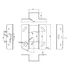MULTIBRACKETS Mennyezeti konzol, M Universal Projector Ceiling mount 600-1000 with Fine tune