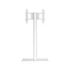 MULTIBRACKETS Padlóállvány, M Display Stand 180 Single Silver w. Floorbase (24-65", max.VESA: 700x400 mm, 50 kg)