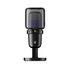 NEDIS GSMIC210BK RGB streaming asztali mikrofon, Használható: Asztali / Notebook, USB Type-A,  Be/Ki kapcsoló, szűrő