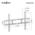 Nedis TVWM1051BK LCD TV / monitor fali tartó fix 37 - 70 "  Max. teherbírás: 35 kg,  Min. faltávolság: 23 mm