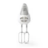 Nedis KAHM100CWT kézi mixer, 200 W, 5 sebességfokozat, turbófunkció, 2 dagasztóhorog / 2 habverő