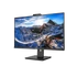 PHILIPS IPS monitor 31.5" 329P1H, 3840x2160, 16:9, 350cd/m2, 4ms, USB-C/4xUSB/DP/2xHDMI/LAN, hangszóró&webkamera