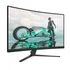 Philips EVNIA 180 Hz ívelt monitor 31,5", 32M2C3500L/00  2560x1440, 16:9, 1ms, 300 cd/m2, HDMIx2/DisplayPort