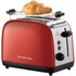 RUSSEL HOBBS Colours Plus 26554-56/RH 2 szeletes kenyérpirító, piros