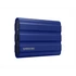SAMSUNG Hordozható SSD T7 Shield, USB 3.2 Gen.2 (10Gbps), 2TB, Kék