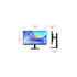 SAMSUNG IPS monitor B2B 27" S80UD, 3840x2160, 16:9, 350cd/m2, 5ms, LAN/HDMI/DisplayPort/3xUSB/USB-C, Pivot