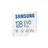 SAMSUNG Memóriakártya, EVO Plus microSDXC kártya ,128GB, UHS-1, U3, V30, A2, + SD Adapter, R160/W