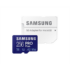 SAMSUNG Memóriakártya, PRO Plus microSD kártya (2021) 256GB, CLASS 10, UHS-1, U3, V30, A2, + Adapter, R160/W120