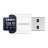 SAMSUNG Memóriakártya, PRO Ultimate microSD with Reader 128GB, Class 10, V30, A2, Grade 3 (U3), R200/W130, +Adapter