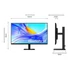 SAMSUNG VA monitor 32" S80UD, 4K 3840x2160, 16:9, 350cd/m2, 5ms, DisplayPort/HDMI/3xUSB/USB-C/LAN, Pivot