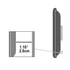 SBOX PLB-2544F fali konzol, fix, 32"-55", 400x400, max 35 kg