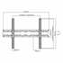 SBOX PLB-2546T fali konzol, dönthető, 37"-70", 640x400, max 35 kg