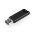 VERBATIM Pendrive, 128GB, USB 3.0,  "Pinstripe", fekete