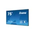 iiyama Prolite IPS 24/7 74,5", 3840x2160,16:9, 800cd/m2, 8ms,1200:1, HDMIx2/DP/USBx2/RS232C/RJ45 LH7565UHSB-B1