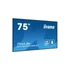 iiyama Prolite IPS 24/7 74,5", 3840x2160,16:9, 800cd/m2, 8ms,1200:1, HDMIx2/DP/USBx2/RS232C/RJ45 LH7565UHSB-B1